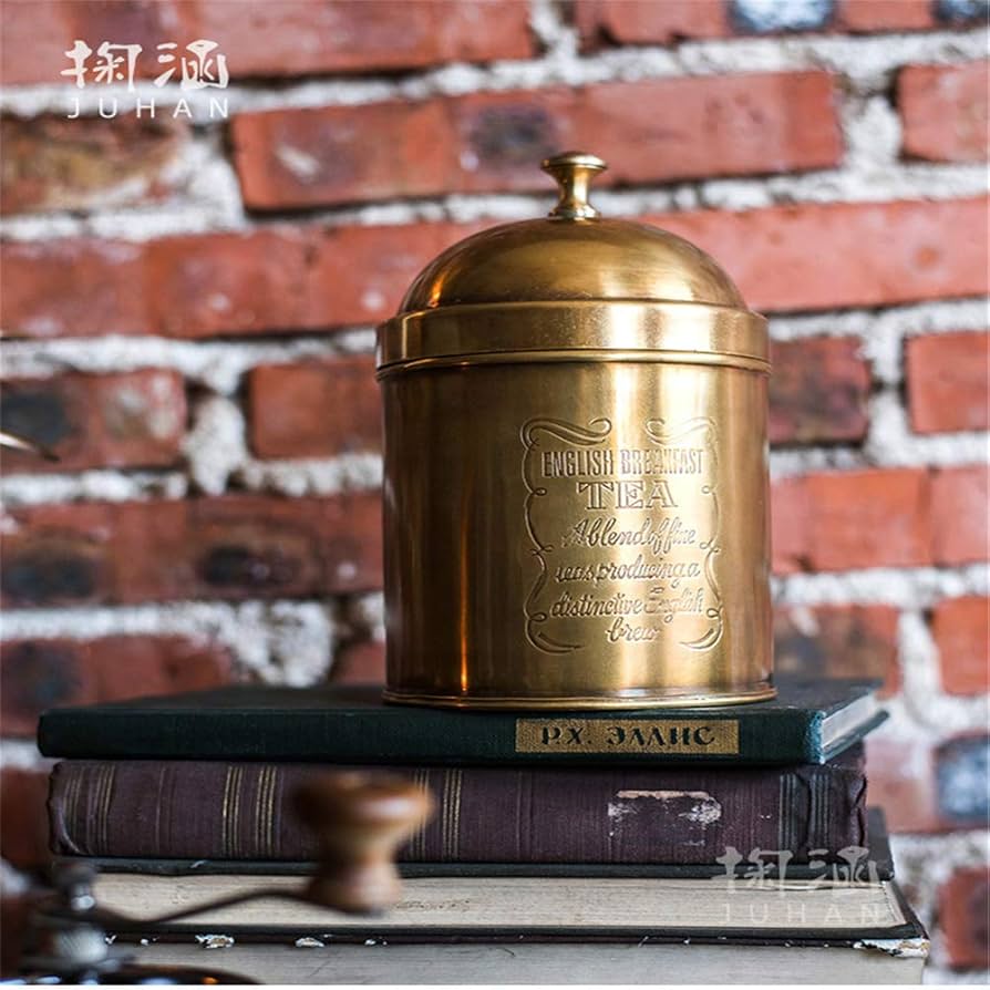 1183 ヴィンテージ　銅の収納缶　ケース　古道具　プランター　工業系　レトロ 1183 ヴィンテージ 銅の収納缶 ケース 古道具 プランター 工業系